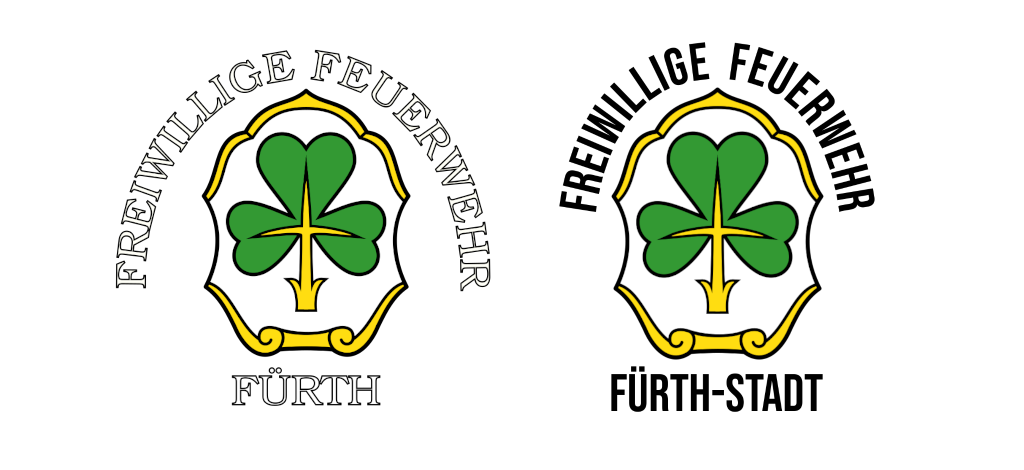Logo Vergleich historisch und modern